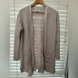 Old Navy Women's Light Tan Open Front Cardigan